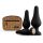 Panthra Kesia - Silikon Analplug-Set (3-teilig) - Schwarz