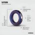 Hueman Saturn - Wiederaufladbarer, wasserdichter Vibrations-Penisring (Lila)