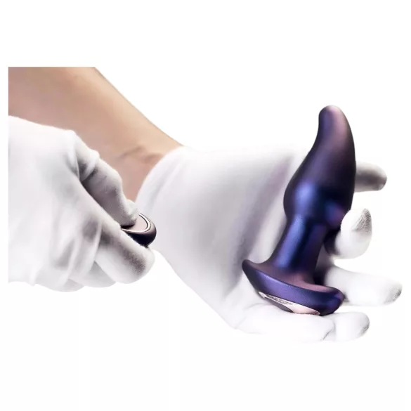 Hueman Asteroid - Drehender Perlen-Analvibrator (lila)