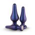 Hueman Comets - Silikon Analplug Set (3-teilig) - Lila