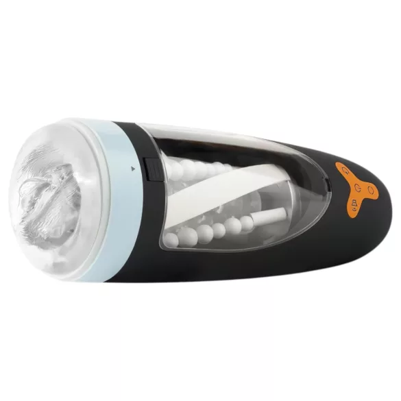 CRUIZR CP01 - Akku-Rotations-Saugmasturbator (Schwarz-Blau)