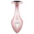 Rosy Gold Butt Plug - Analplug mit schwarzem Stein (Roségold)