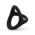 Easytoys Desire Ring - Flexibler Penis- und Hodenring (Schwarz)