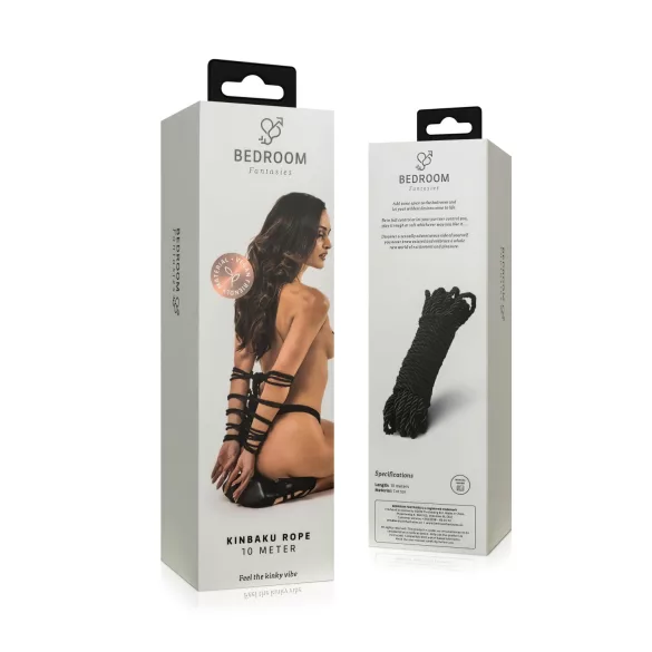 Bedroom Fantasies - Shibari (Kinbaku) Seil - 10 m (schwarz)