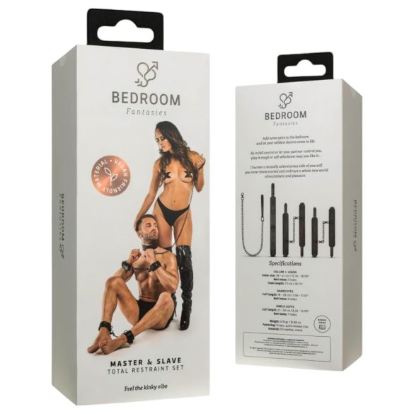 Bedroom Fantasien - Komplettes Fessel-Set - 4-teilig (schwarz)