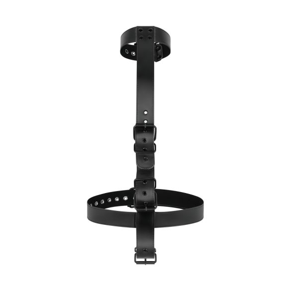 Schlafzimmer-Fantasien - BDSM Fesselset mit Halsband und Handfesseln (schwarz)