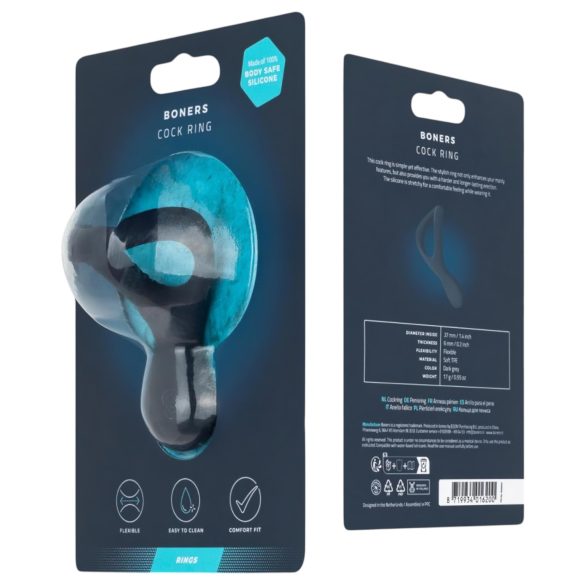 Boners - Silikon Penisring (grau)