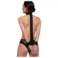 Bedroom Fantasien - weiches Halsband und Fesseln (schwarz)