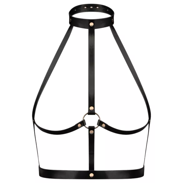 Rosy Gold - Körperharness (schwarz-roségold)