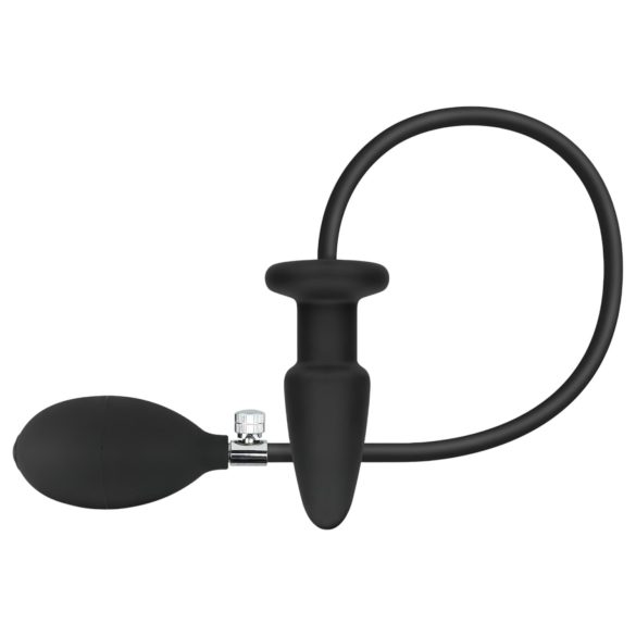 EasyToys - aufblasbarer Analplug (schwarz)