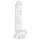 EasyToys - Hoden-Dildo - 17cm (transparent)