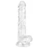 EasyToys - Hoden-Dildo - 17cm (transparent)