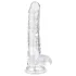 EasyToys - Hoden-Dildo - 17cm (transparent)