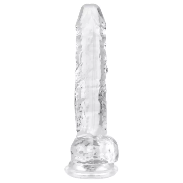 EasyToys - Hoden-Dildo - 17cm (transparent)