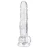 EasyToys - Hoden-Dildo - 17cm (transparent)