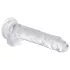 EasyToys - Hoden-Dildo - 17cm (transparent)
