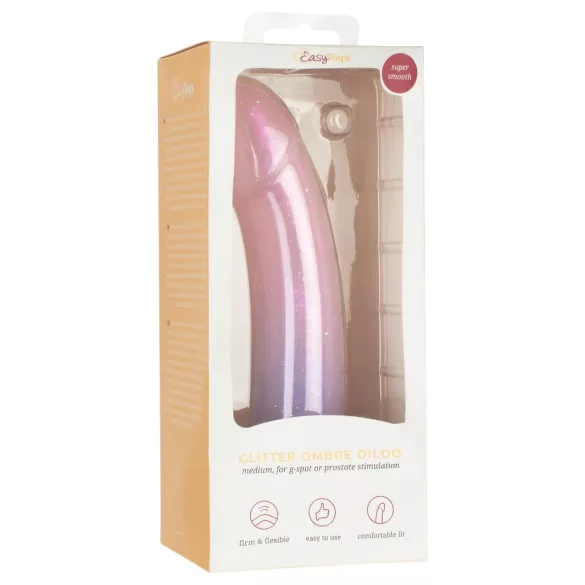 EasyToys Mermaid - Glitzernde Dildo - 19cm (Rosa)