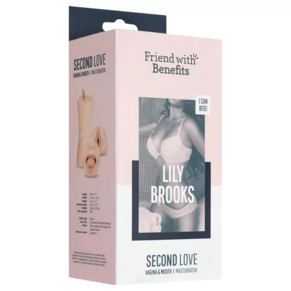 FWB - Lily Brooks 2in1 Mund & Vagina (natur)