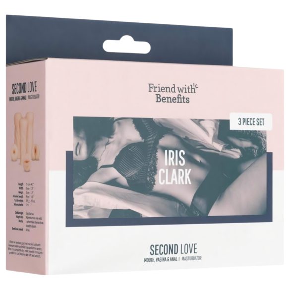 FWB - Iris Clark realistische Masturbator-Set (natur)