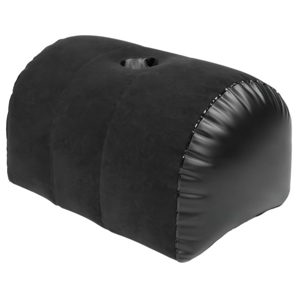 Schlafzimmer-Fantasien - Aufblasbares Sexkissen mit Vibratorhalter (schwarz)