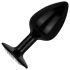 /Easytoys Anal Kollektion - Anal Plug mit Stein - S (Schwarz)