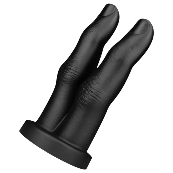 BUTTR Victory - Doppel-Finger Anal-Dildo (schwarz)