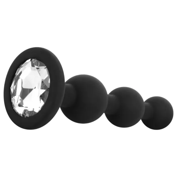 EasyToys - Perlen Analplug (schwarz)