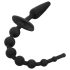 EasyToys - 2in1 Anal Plug (Schwarz)