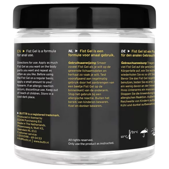 BUTTR - Antihaft-Fisting-Gel (500ml)