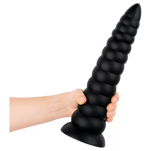 BUTTR Caterpillar - riesiger Analplug (schwarz) - 29 cm