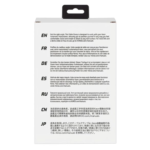 Kiiroo Keon - Masturbatorhalterung (schwarz)