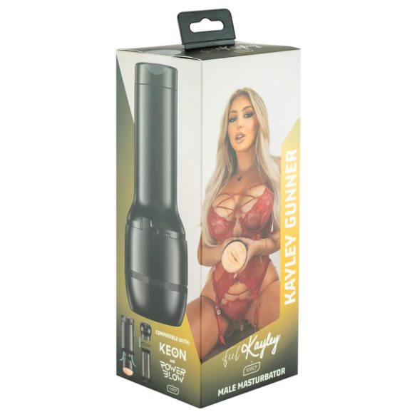 Kiiroo Kayley Gunner - Natur-Möse - PowerBlow kompatibel