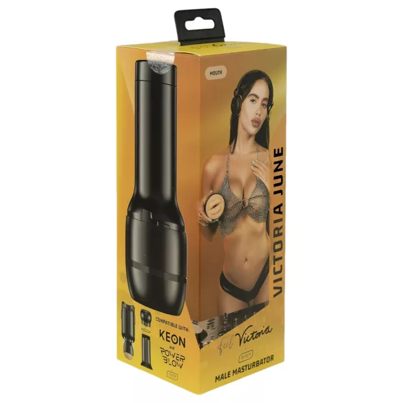 Kiiroo Victoria June - künstlicher Mund - PowerBlow-kompatibel (naturfarben)