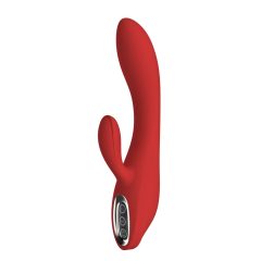   Rote Revolution Sofia - akkubetriebener Vibrator mit Klitorisarm (rot)