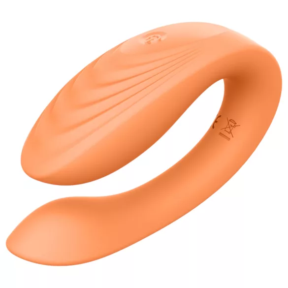 Glam - Akku-Paarvibrator mit Fernbedienung (Orange)