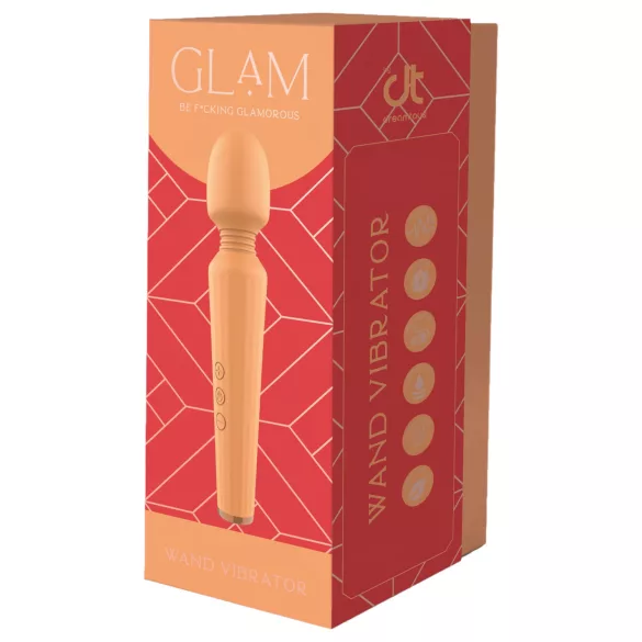 Glam - Aufladbarer Massagestab (Orange)
