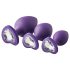 Flirts Anales Trainingskit - 3er Set Anal-Plugs - Lila