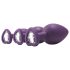 Flirts Anales Trainingskit - 3er Set Anal-Plugs - Lila