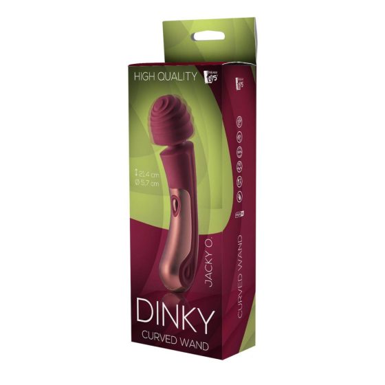 Dinky Jacky 0. Wand - Akku, Massage Vibrator (Burgund)