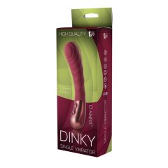   Dinky Jaimy D. Single - Akku-betriebener, gerippter G-Punkt Vibrator (Bordeaux)
