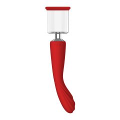   Red Revolution Georgia - Wiederaufladbarer G-Punkt Vibrator und Vaginasauger (Rot)