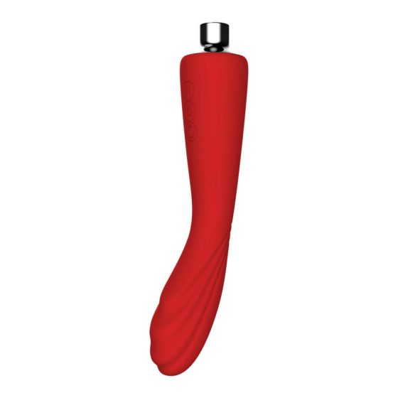 Red Revolution Georgia - Wiederaufladbarer G-Punkt Vibrator und Vaginasauger (Rot)