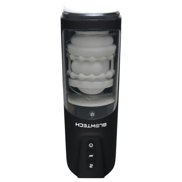 Dreamtoys Blowtech - vibrierender, auf- und abfahrender Masturbator (schwarz)