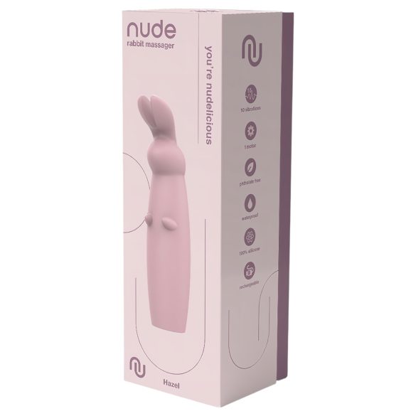 Nude Hazel - Akku-Klitorisvibrator Häschen (lila)