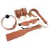 Blaze Elite - 5-teiliges BDSM-Set (Cognac)