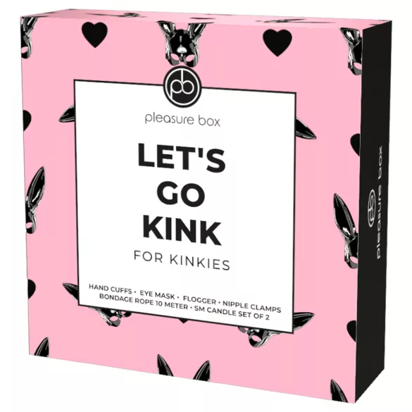 Pleasure Box Let's Go Kink - Bondage-Set - 6-teilig