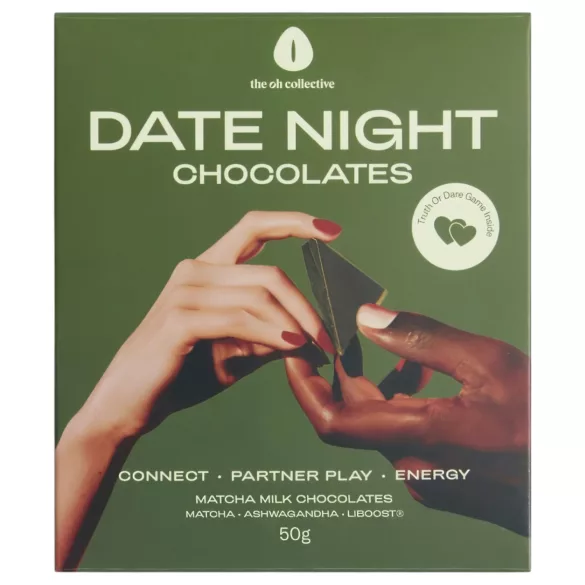 The Oh Collective Date Night Matcha - Matcha‑Erdbeer‑Schokolade für Paare (50 g)