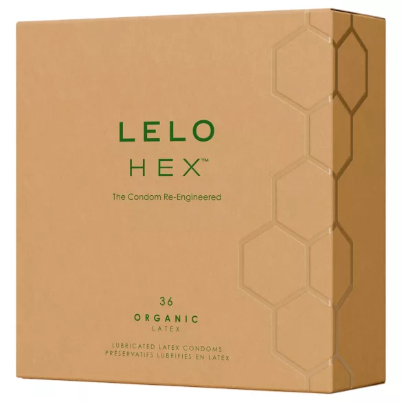 LELO Hex Organic - potenzsteigerndes Kondom (36 Stück)