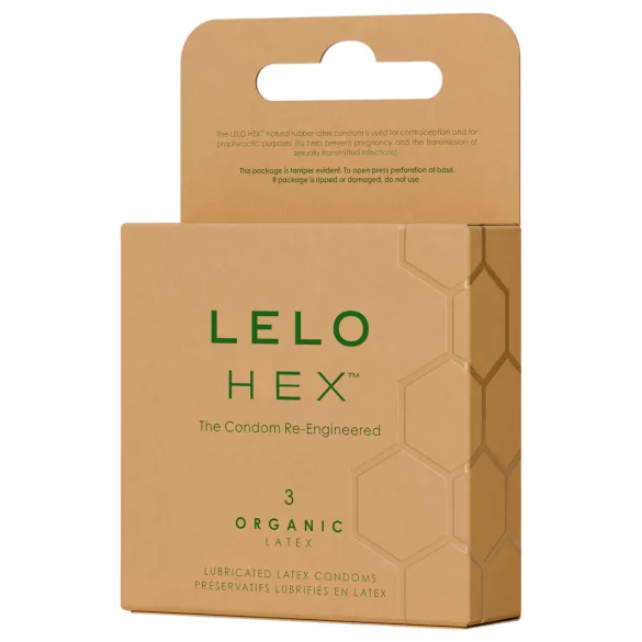 LELO Hex Organic - Potenz-Kondom (3 Stk.)
