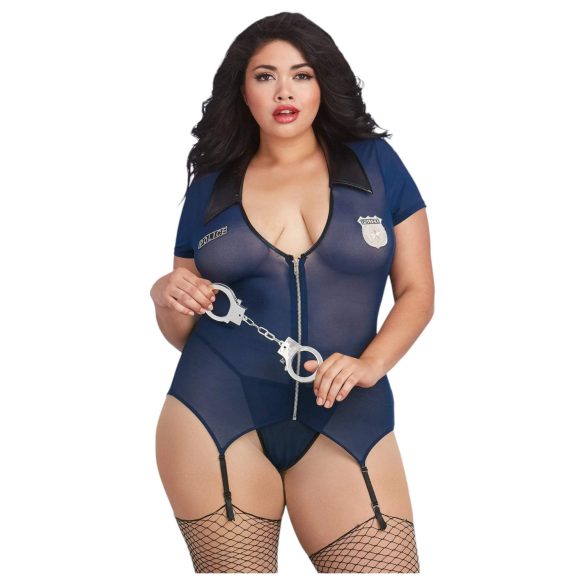 Dreamgirls Plus Size - Polizeiuniform (Blau)